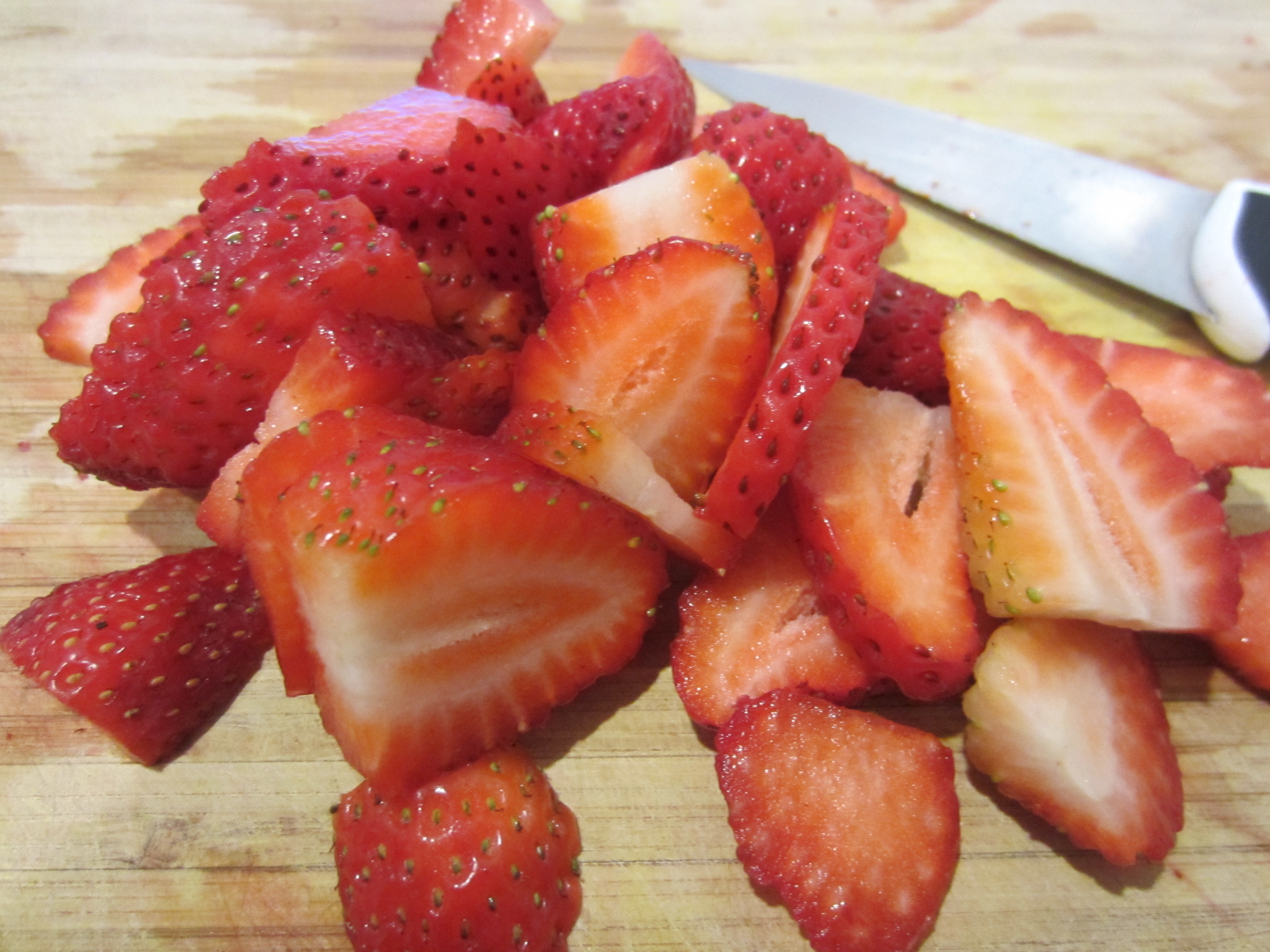 Sliced Strawberries