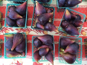 Arata's black mission figs, which they hand pick from their crop. 